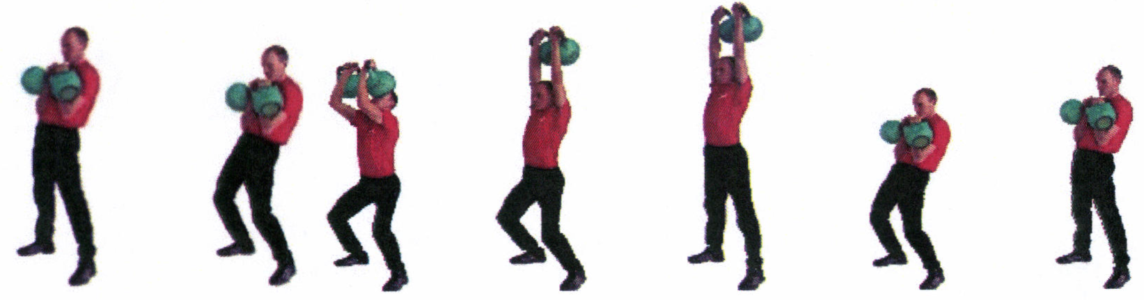 Рис. 11. Толчок двух гирь