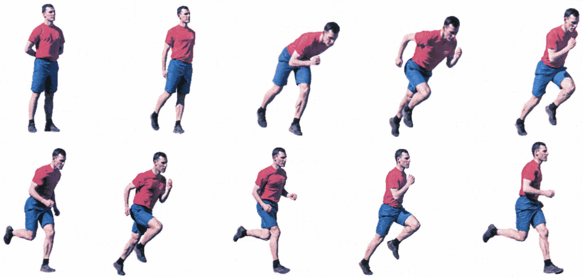 Рис. 17. Бег на 60 м и 100 м