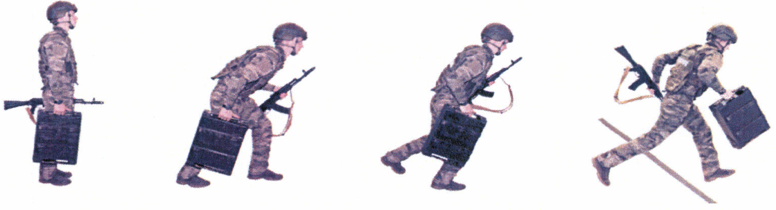 Рис. 36. Бег на 60 м с грузом