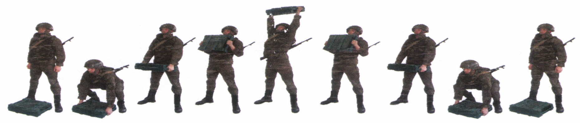 Рис. 96. Поднимание ящика для боеприпасов